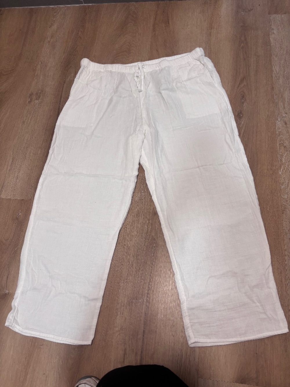 Aritzia Wilfred Free white linen pants in 2XL #wilfred #linen